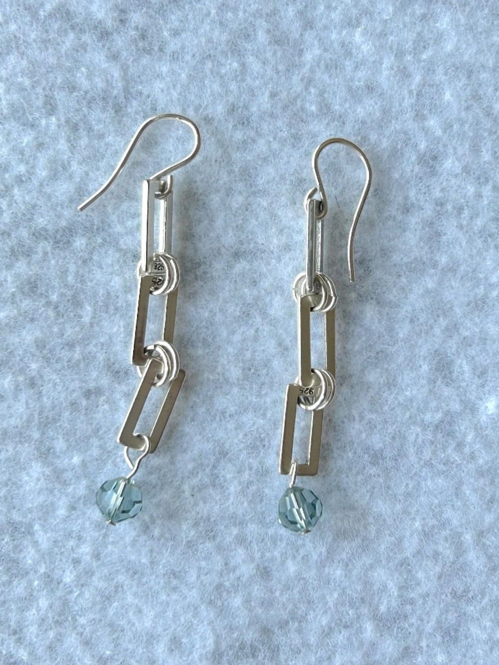 Silver Drop Earrings